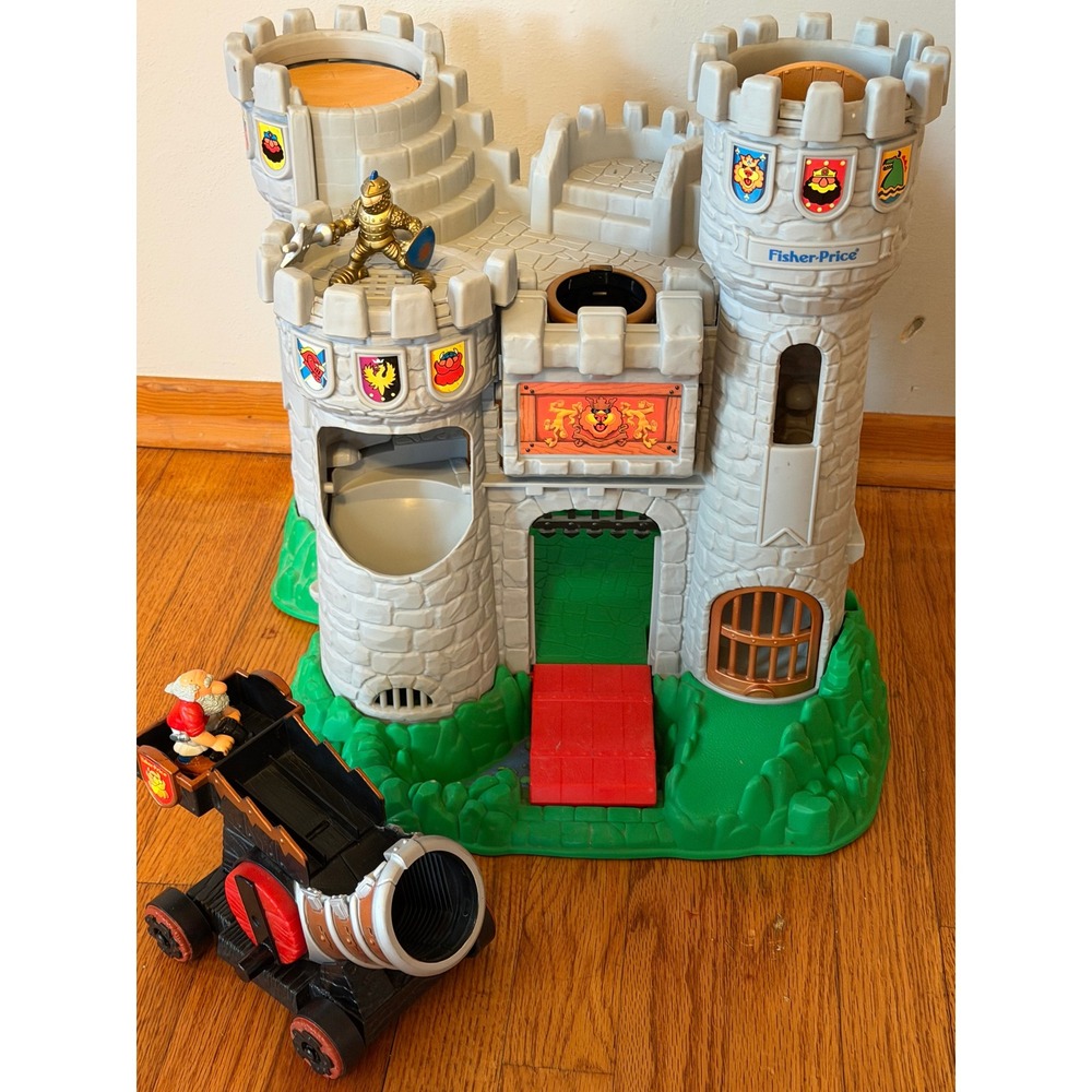 Fisher Price Great Adventures Castle Playset with Figures and Catapult 7110